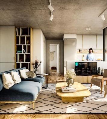 Venta apartamento de tres dormitorios y dos baños-Aguada-A