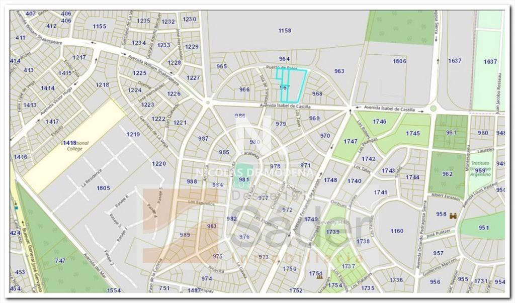En venta terreno en Isabel de Castilla.