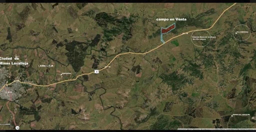Terreno sobre Ruta 8 con Agua Natural y Proyecto Turístic