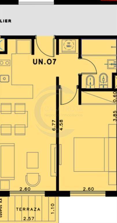 CASATROJA APARTAMENTO 1 DORMITORIO · ENTREGA JUNIO 2027