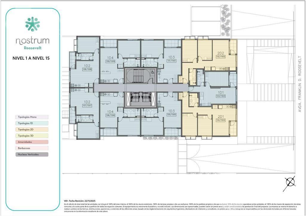 Venta de apartamento de 1 dormitorio en Punta del Este
