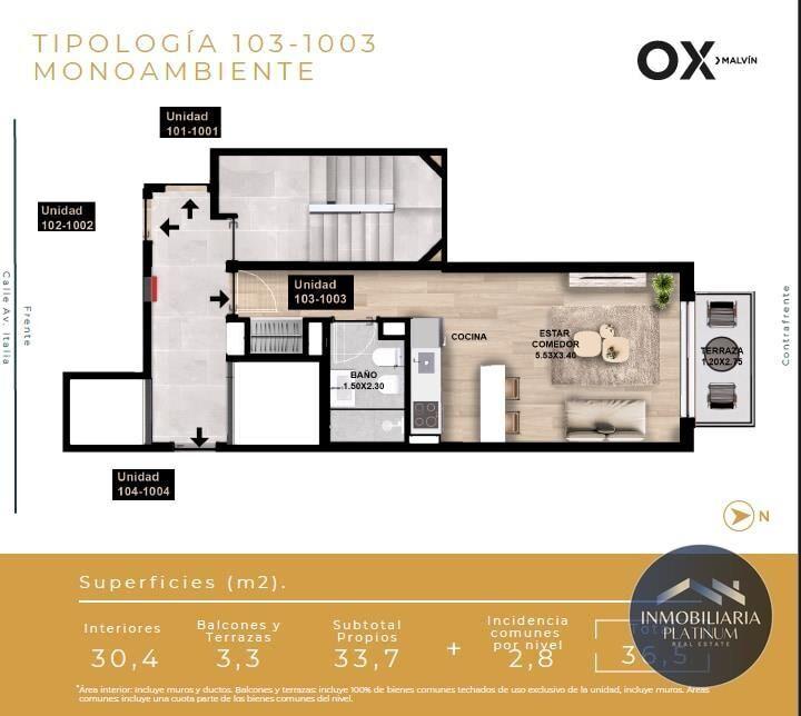 Apartamento en venta en Malvin