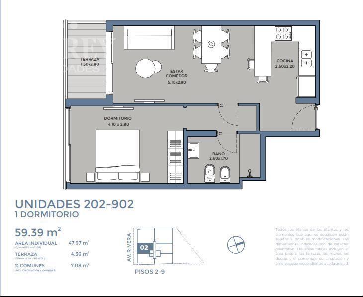 Venta Apartamento - Pocitos DELREY PROPIEDADES