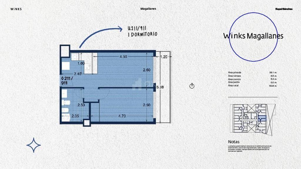 VENTA DE APARTAMENTO DE 1 DORMITORIO EN BARRIO PALERMO