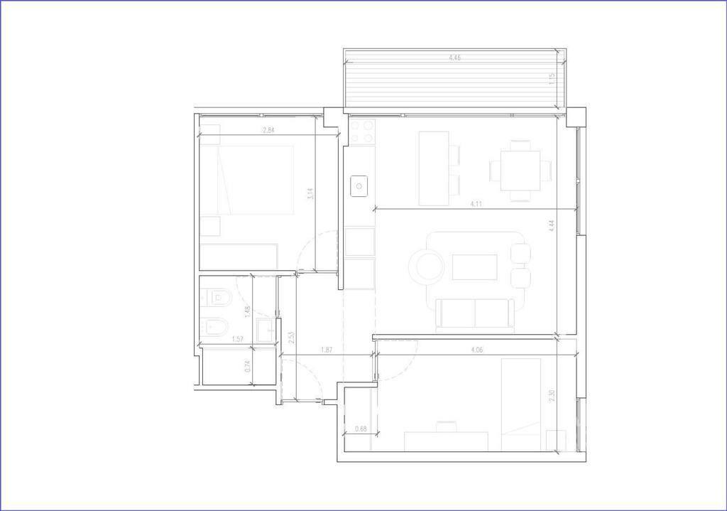 Venta apartamento dos dormitorios en La Blanqueada- 1402