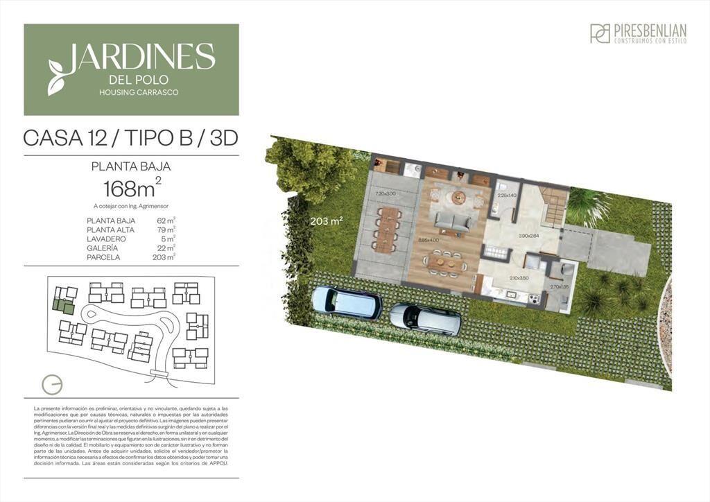 Venta Casa Duplex 3 Dormitorios en Carrasco Norte