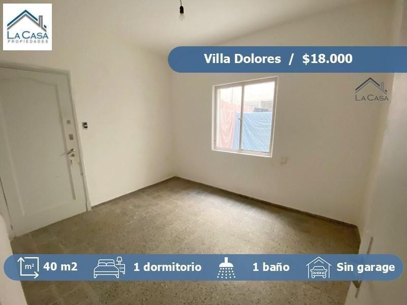 Alquiler de apartamento 1 dormitorio con patio en Villa Dol