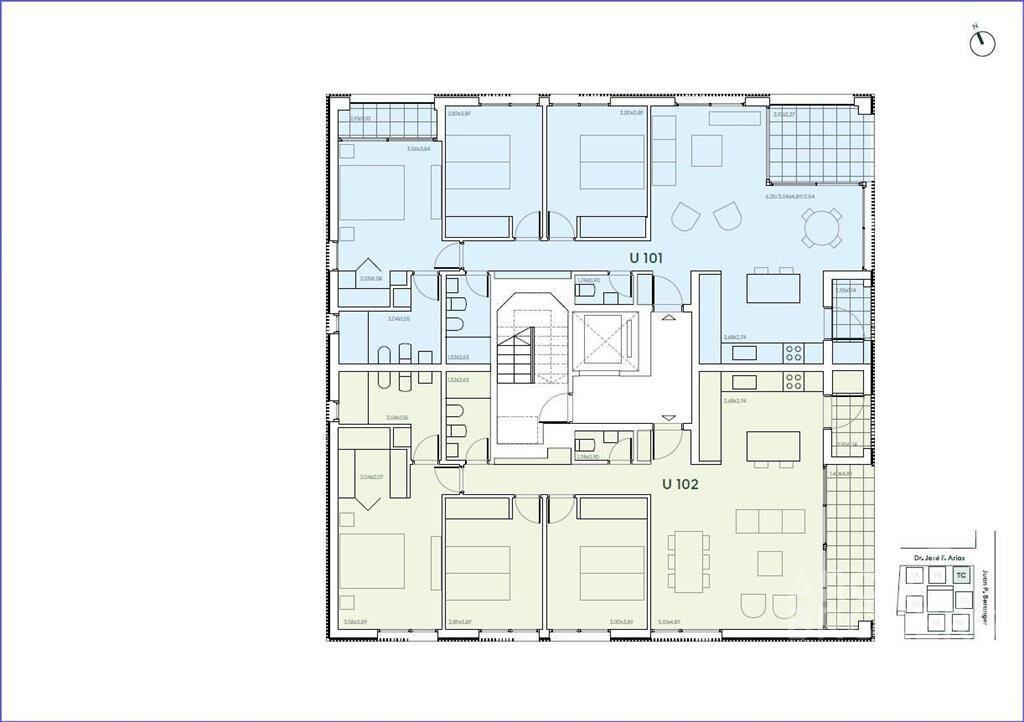 Apartamento de tres dormitorios en venta en Carrasco Norte