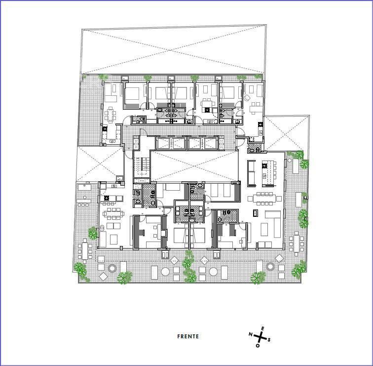 Apartamento  de tres dormitorios en venta en Pocitos - 601