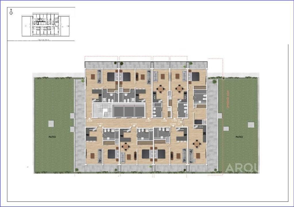 Apartamento penthouse de un dormitorio en venta en Buceo -