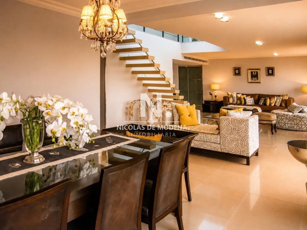 Espectacular departamento triplex de 4 suites + dep de serv
