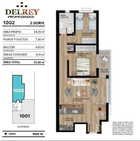 Venta Apartamento - Cordón DELREY PROPIEDADES