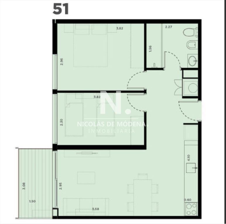 Venta Apartamento de 2 dormitorios A Pasos del Shopping Nue