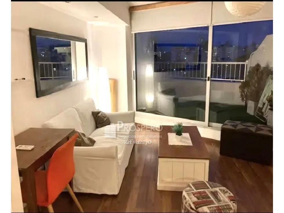 VA2270/1 venta apto 1 dorm Parque Rodó Cochera/penthouse