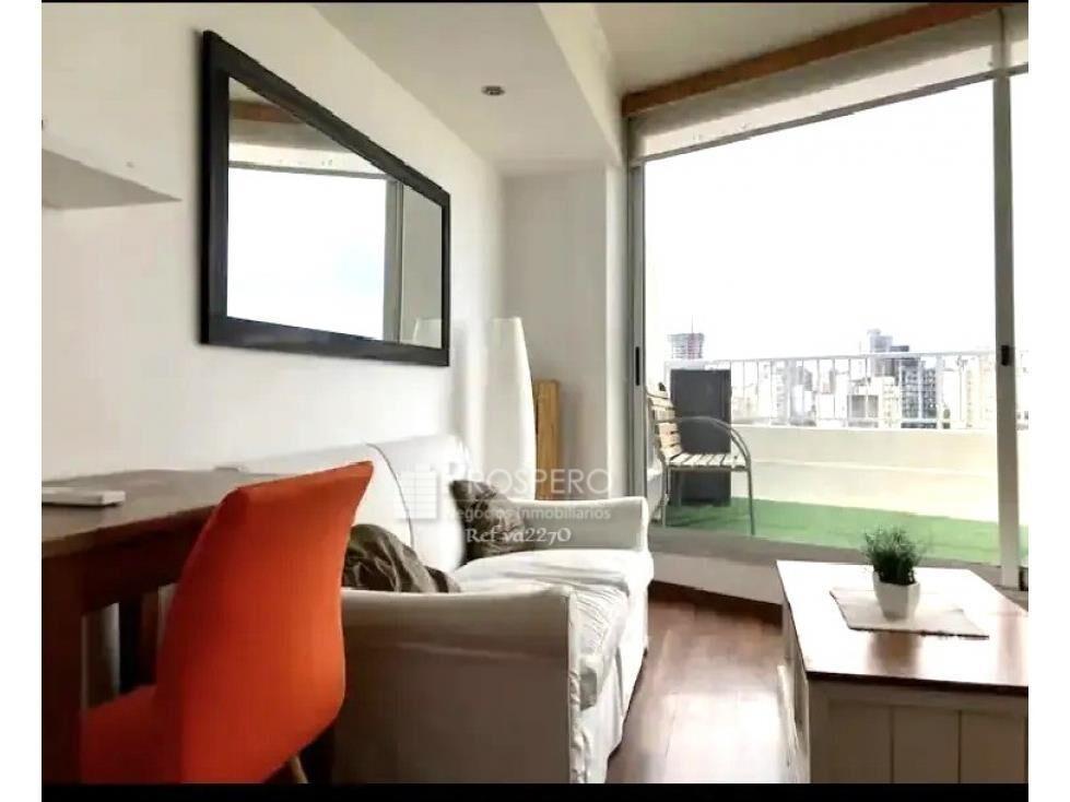 VA2270 venta apto 1 dorm Parque Rodó Cochera/penthouse