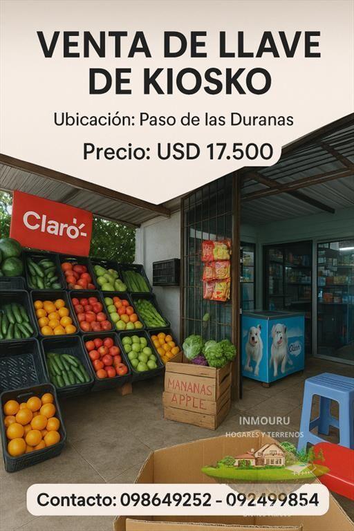 Se vende llave de kiosko, Paso de las Duranas