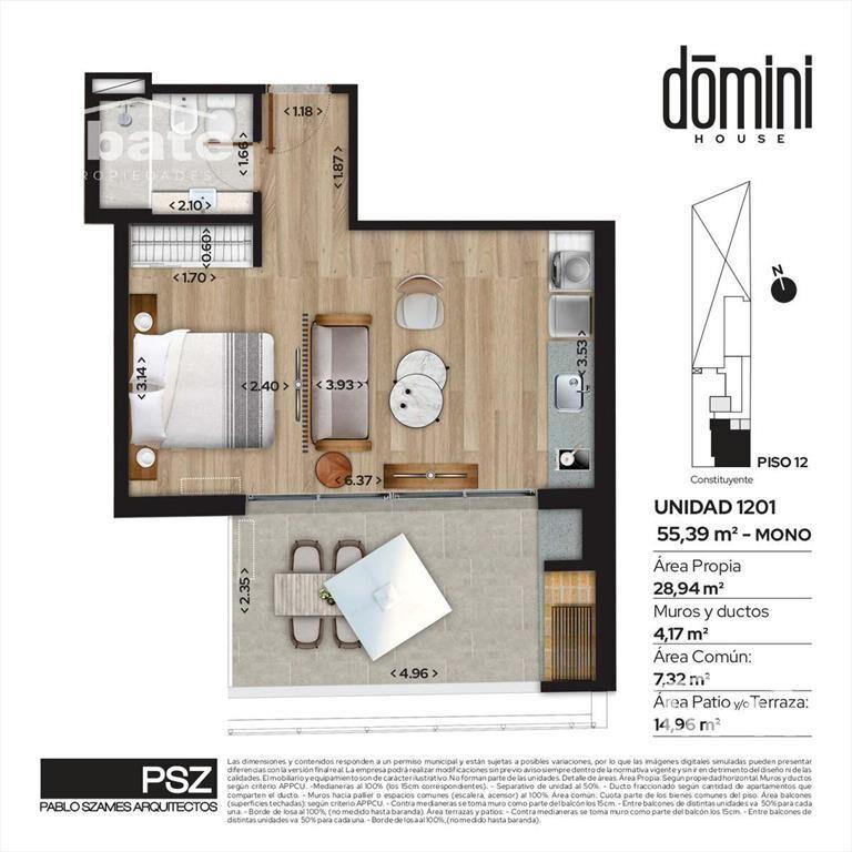 Venta Penthouse en Cordón, Montevideo