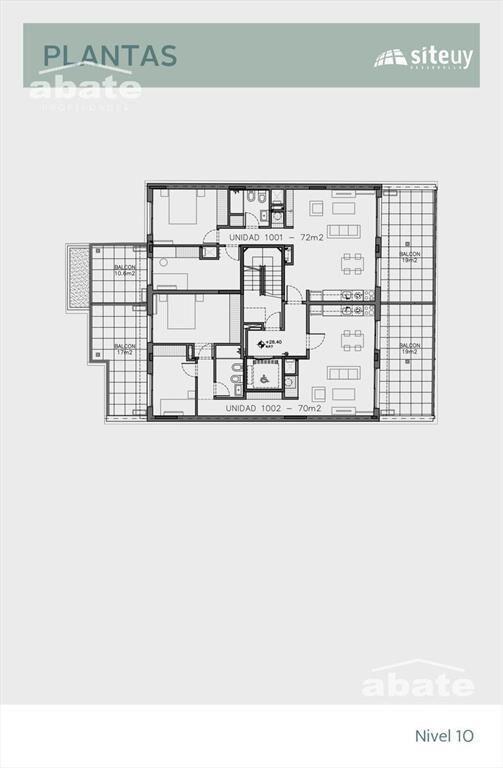 Venta apartamento 1 Dormitorio en Cordón