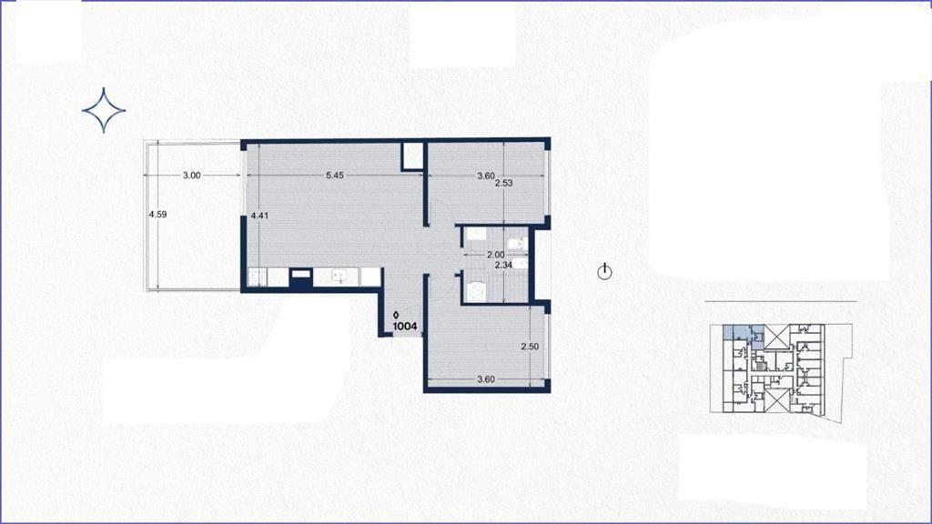 Venta apartamento dos dormitorios en Palermo - 1004