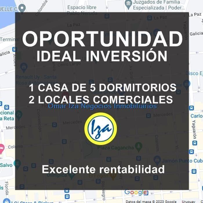 Venta local comercial + casa Centro oportunidad inversión