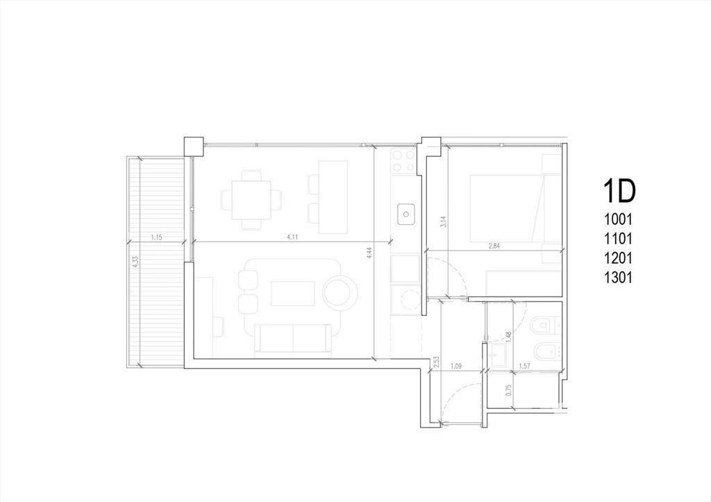Venta Apartamento 1 Dormitorio en La Blanqueada, Montevideo