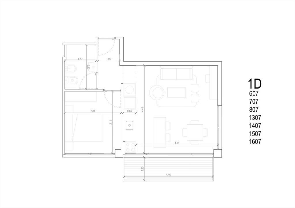 Venta Apartamento 1 Dormitorio en La Blanqueada, Montevideo