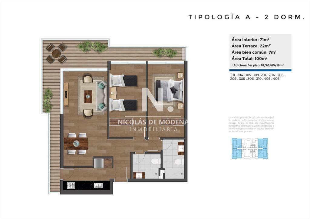 Hermoso Departamento en venta, frente a Playa