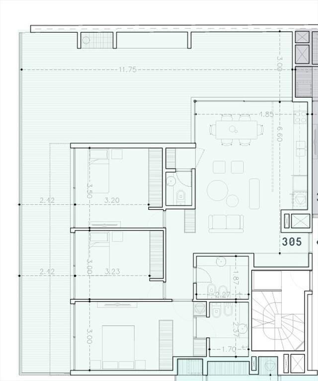Venta 3 dormitorio Punta Carretas Parrillero y Tza