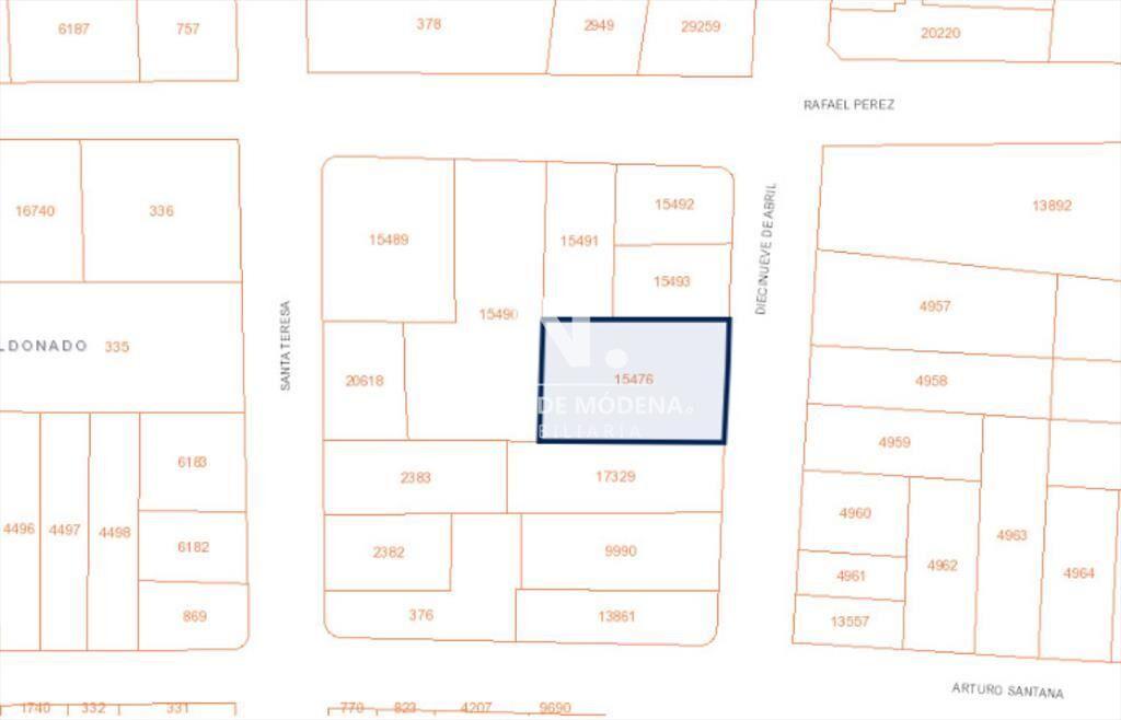 Terreno de 775 m2 en venta en el centro de Malodnado