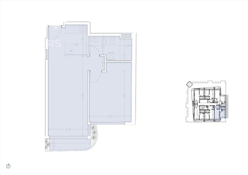 Apartamento de un dormitorio en venta en Palermo -904