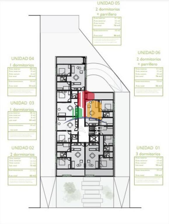 Apartamento en venta de 1 dormitorio a estrenar