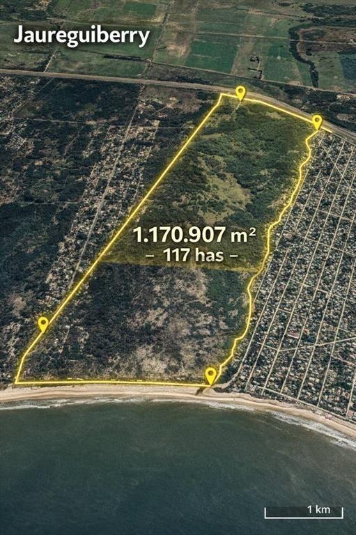 Exclusivo terreno de 117 HECTAREAS EN LA COSTA DE CANELON...