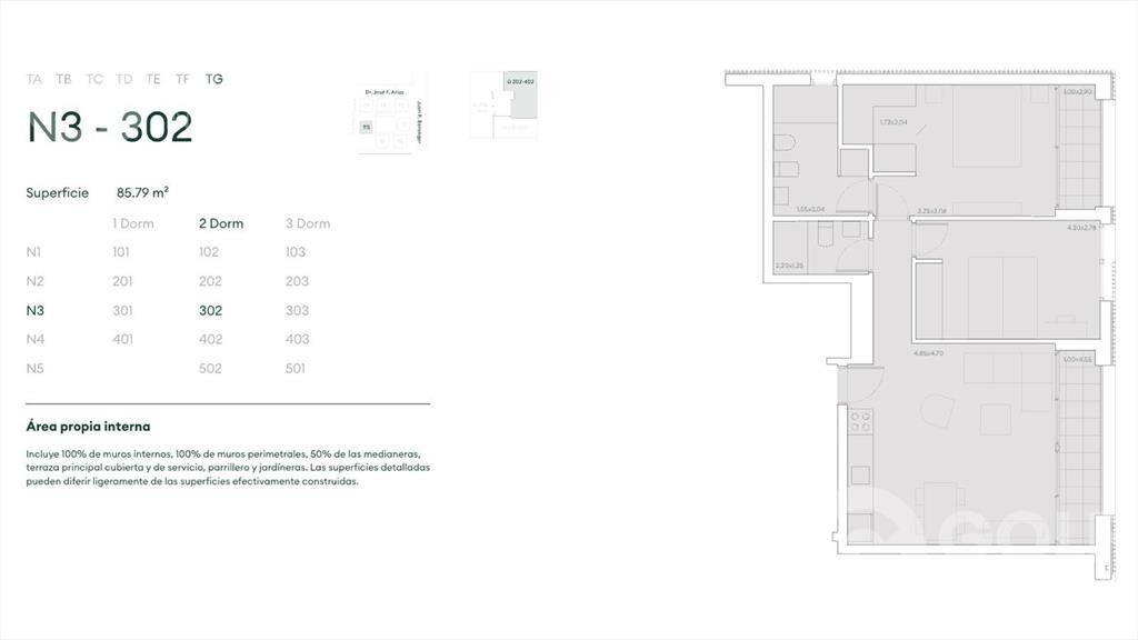 Venta apartamento de 2 dormitorios en Carrasco