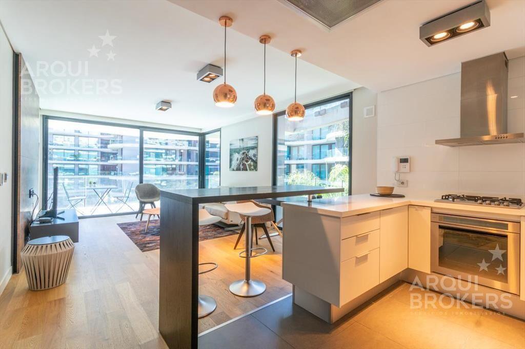 Venta con renta de apartamento un dormitorio en Puerto del
