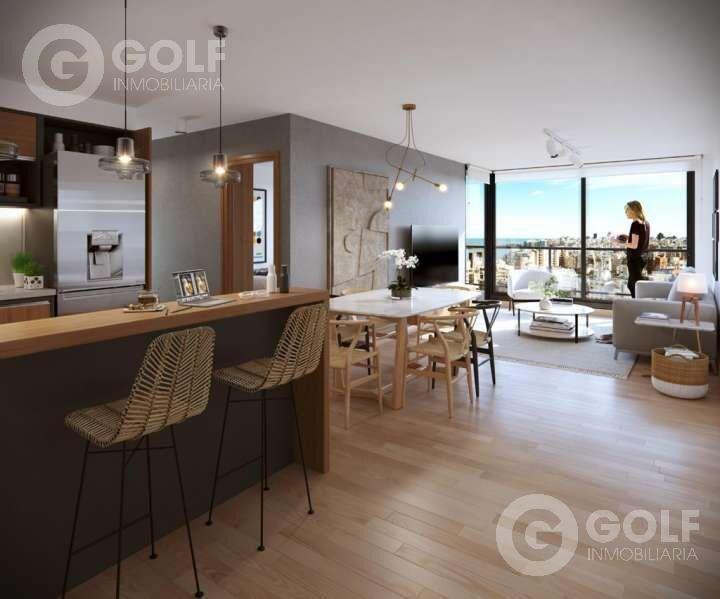 Venta apartamento de 2 dormitorios con terraza en Pocitos