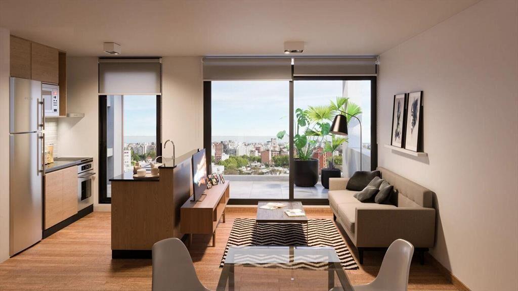 VENTA DE APARTAMENTO MONOAMBIENTE EN OBRA EN CORDON, MET RO