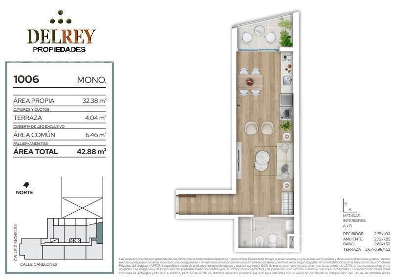 Venta Apartamento - Centro (Montevideo) DELREY PROPIEDADES