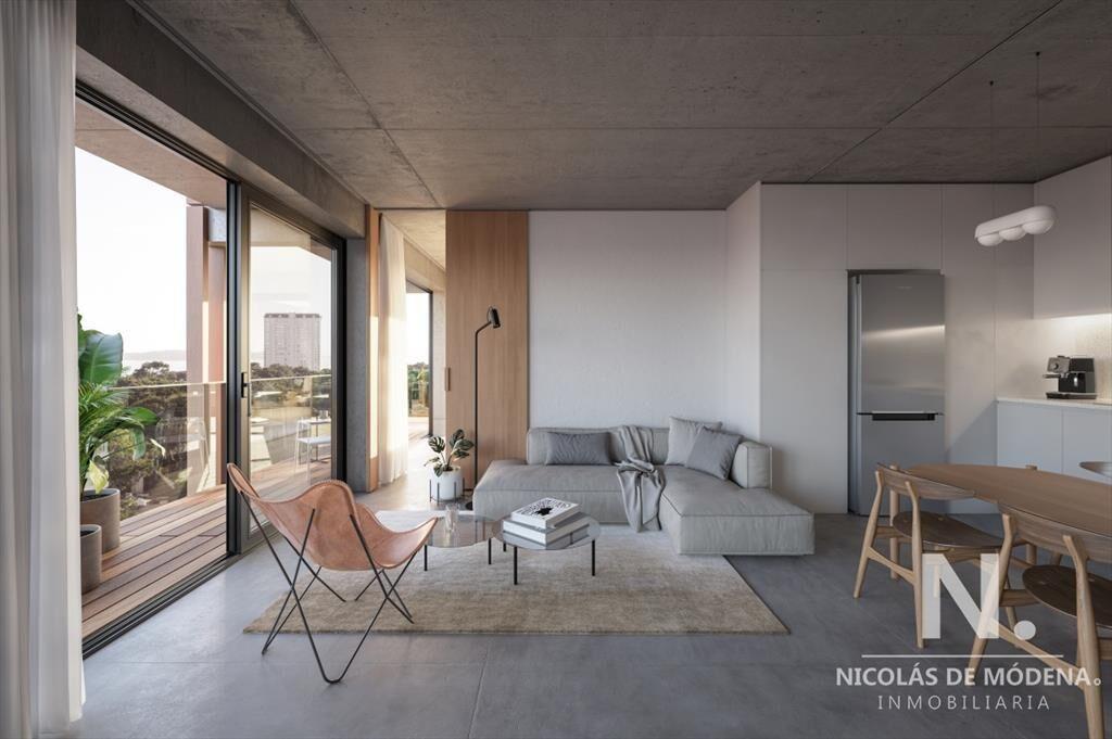 Apartamento en pozo de dos dormitorios en venta en Roosevel