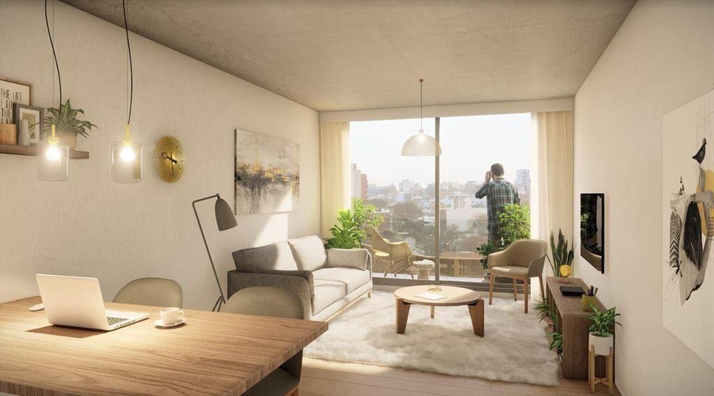 Venta apartamento 2 dormitorios y terraza. Pocitos. Vivien