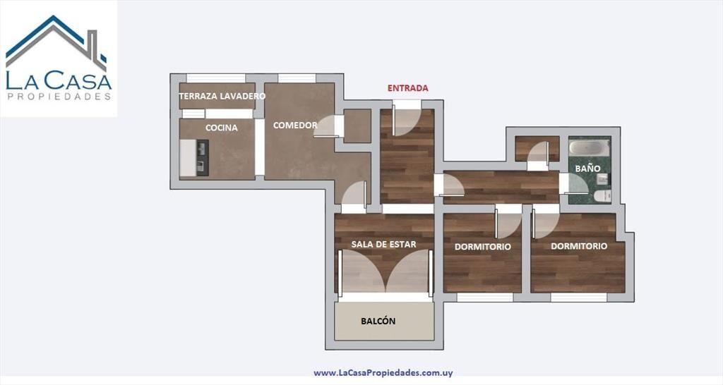 Alquiler de apartamento amueblado de 2 dormitorios en Pocit