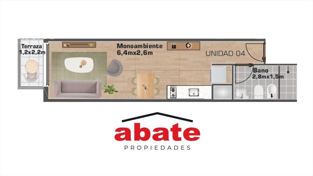 Venta apartamento monoambiente en Punta Carretas