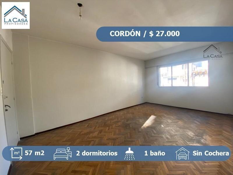 Apartamento en alquiler de 2 dormitorios en Cordón