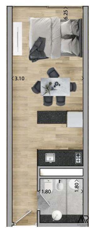 Venta Apartamento A Estrenar Monoambiente En Punta Carretas.