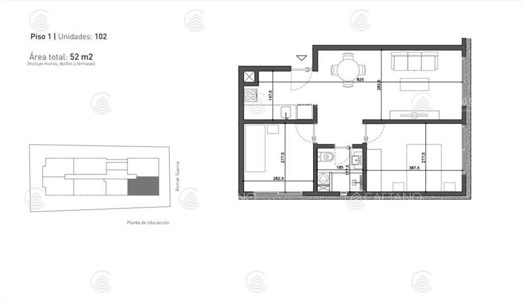 Venta apartamento 2 dormitorio. Maldonado.