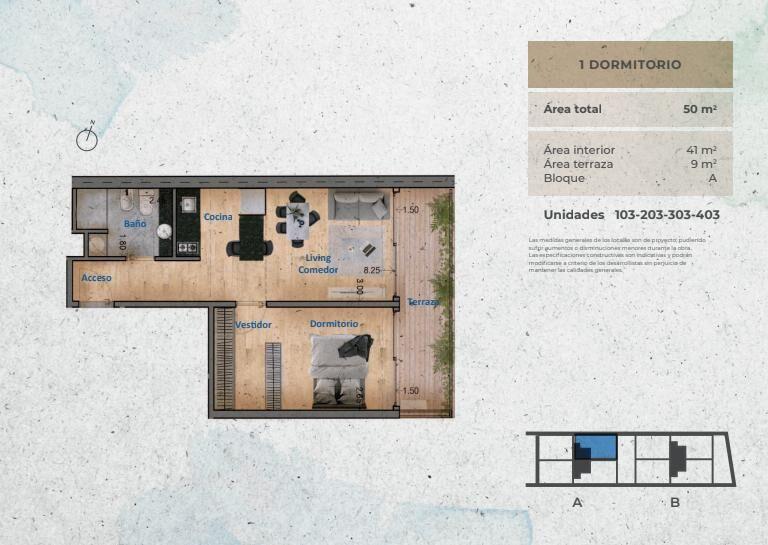 venta Apartamento 1 Dormitorio en Pocitos nuevo