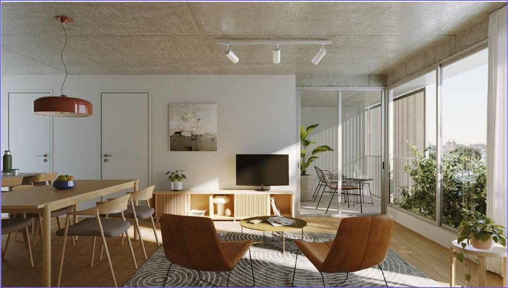 Apartamento penthouse de dos dormitorios en venta en Tres C