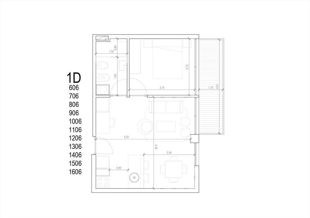 Venta Apartamento 1 Dormitorio en La Blanqueada, Montevideo