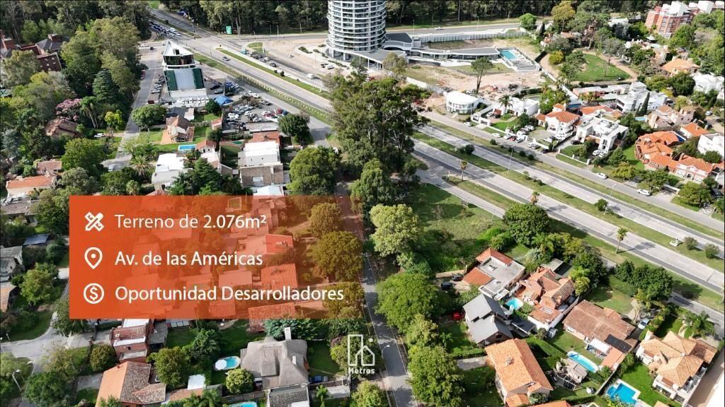 Venta Terreno para Edificio en Av. de las Americas - 2.076m2