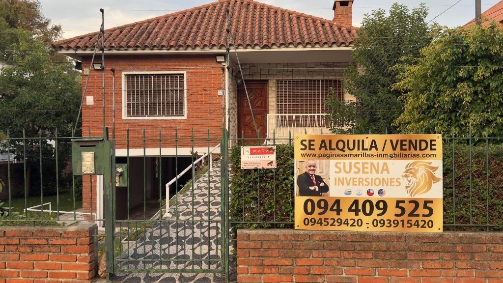 SUSENA INVERSIONES ALQUILA CASA EN CARRASCO NORTE