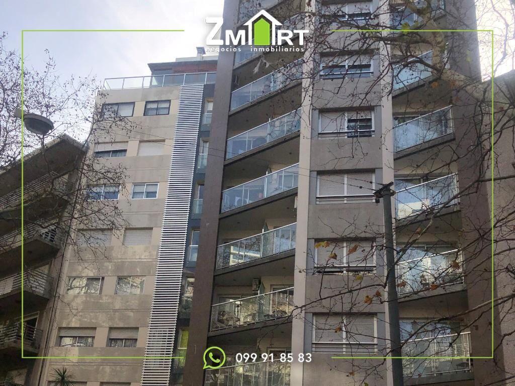 Luminoso Monoambiente En Piso 9 - Pocitos